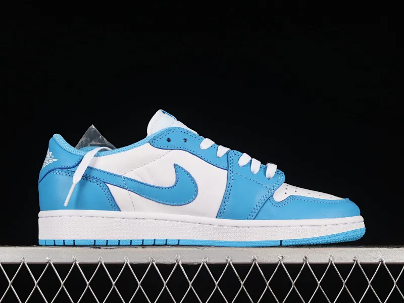 All categories Air Jordan Jordan series basketball shoes Air Jordan 1 Low pure original version Nk SB x Air Jordan 1 Low AJ1 Joe 1 joint North Carolina blue full head layer low-top basketball shoes CJ7891-401